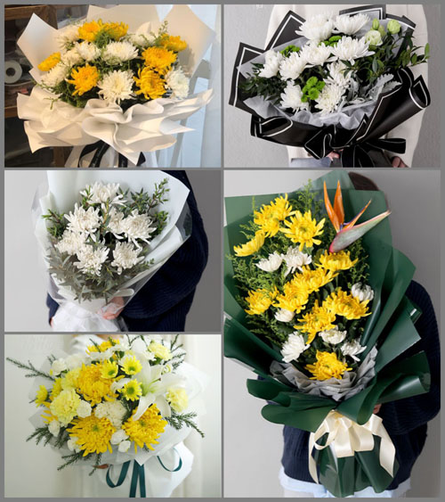 安徽六安市霍山县大化坪镇金鸡山村白事花束代送